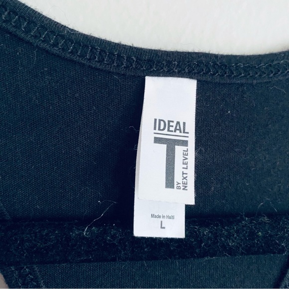 Ideal T Women's Black Time to Party Our Tails Off Racerback Tank Top Size Large - Picture 4 of 5